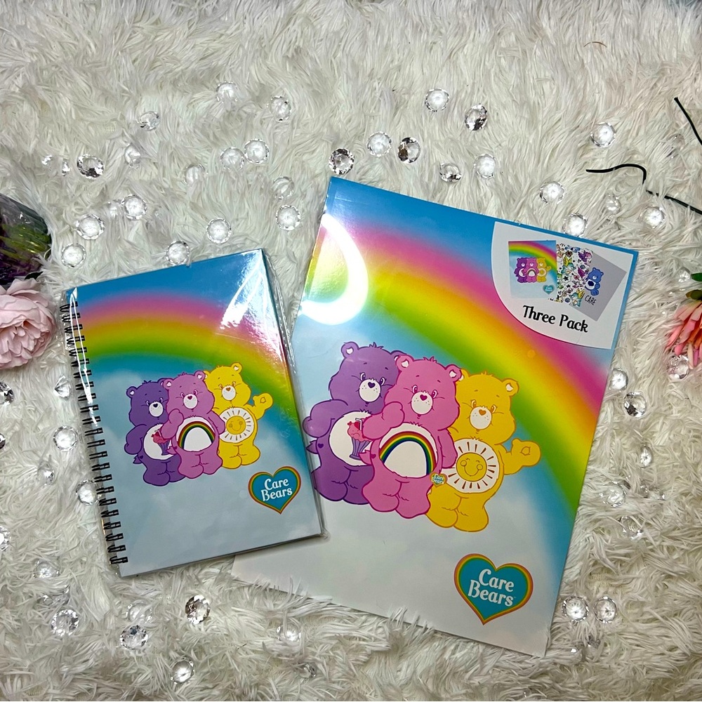 Forever 21 Care Bears school supplies folder notebook